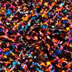 Colorful abstract pattern with vibrant confetti.